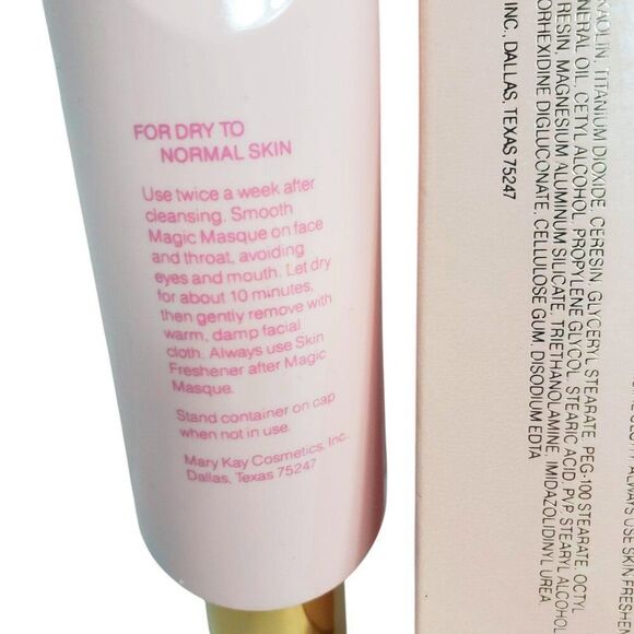 VTG Mary Kay Magic Masque Formula 1 4 Oz For Dry To Normal Skin - Picture 4 of 4